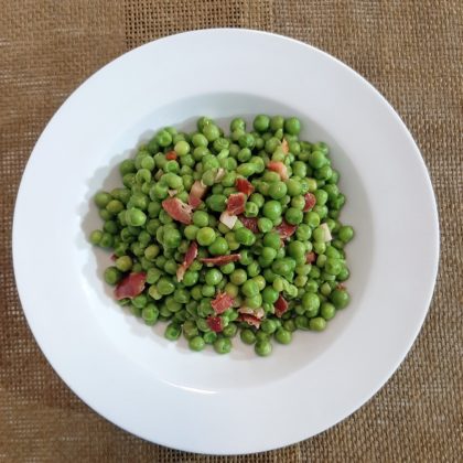 Guisantes salteados