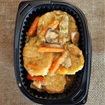 Guiso de patatas a la “importancia” con setas