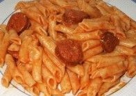Macarrones con chorizo